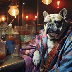 photo-acrylique-bouledogue-bar-artiste-purificacion-garcia