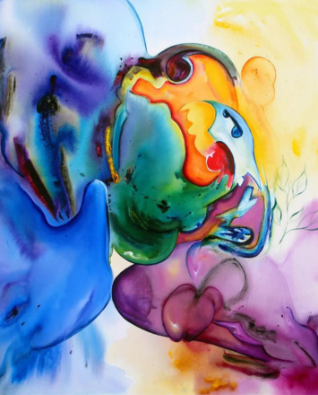 oeuvre-artiste-claire-dubois-aquarelle-genesis-courleurs-vives
