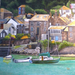 oeuvre-artiste-claire-dubois-le-port-bateaux-pastel