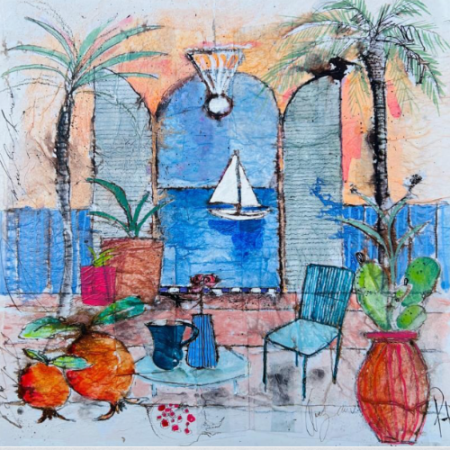 aquarelle-artiste-ndeye-koffi-paysage-port